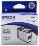 Tindiprinteri kassett Epson T5801, must v.