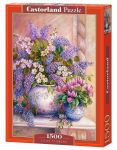 Pusle Castorland Lilac Flowers 1500 el. 151653, 68 cm x 47 cm, 1500 tk, mitmev&auml;rviline