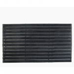 Uksematt, must v., 57 cm x 100 cm