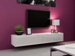 TV-laud Cama Meble Vigo 180, valge v., 180 cm x 40 cm x 30 cm