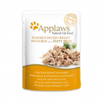 Kassi m&auml;rgtoit Applaws Natural, veiseliha/kanaliha, 0.07 kg