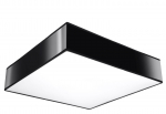 Valgusti plafoon Sollux Horus SL.0139, E27, 3 x 60 W, must v.