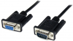 Kaabel StarTech DB9 RS232 SCNM9FM2MBK DB9 female, DB9 male, 2 m, must v.