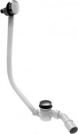 Sifoon vanni jaoks Besco McAlpine With Overflow Filling, valge/kroom