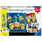 Pusle 3in1 Ravensburger Funny Minions R 05082, 21 cm x 21 cm, 147 tk, mitmev&auml;rviline