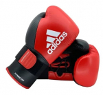 Poksikindad Adidas Hybrid 250, must v./punane v., 14 oz