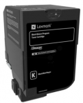 Toonerikassett Lexmark 74C20KE, must v.
