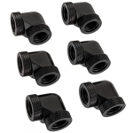 &Uuml;hendus Raijintek Pelias D160906 16mm 90&deg; G1/4", must v., 6 tk