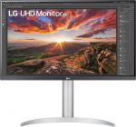 Monitor LG 27UP85NP-W, IPS, 60 Hz, 4K UHD, 27"