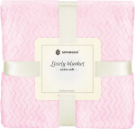 Pleed Springos Lovely Blankets Extra Soft, roosa, 130 cm x 180 cm