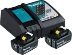 Aku ja laadija komplekt Makita, 18 V, li-ion, 5000 mAh