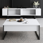 Elutoa m&ouml;&ouml;blikomplekt Kalune Design Luxe, sise, valge v./must v.