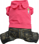 Koerariided DoggyDolly Polo Jeans, roosa v., XXL