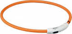 Kaelarihm koertele Trixie Flash Light, oranž, 450 mm x 7 mm