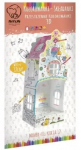 Paberkujukeste valmistamise komplekt Monumi Mini House 444996, valge v.