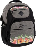 Kooli seljakott Starpak Tropical Summer, must v./hall v., 34 cm x 18 cm x 45 cm