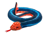 Pehme m&auml;nguasi Beppe Snake 13985, sinine v./oranž v.