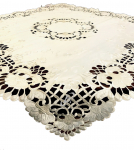 Laudlina ruudukujuline OH-187-B, kreemjasvalge, 85 x 85 cm