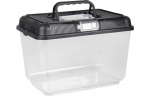 Akvaarium Flamingo Goldie 410003, l&auml;bipaistev/must, varustuseta, 7.5 l