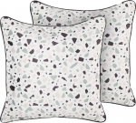 Dekoratiivne padi Beliani Lavender, mitmev&auml;rviline, 45 cm x 45 cm, 2 tk