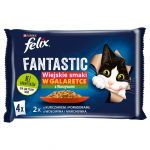 Kassi m&auml;rgtoit Nestle Felix Country Flavours Chicken & Beef, 0,085 kg x 4 tk
