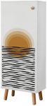 Kingakapp Kalune Design Vegas B 945, valge v., 50 cm x 38 cm x 135 cm