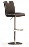 Baaritool MC Akcent Casta Round, matt, pruun v., 51 cm x 42 cm x 87 cm