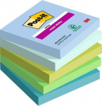 Kleepuvad m&auml;rkmelehed Post-it Super Sticky, 7.6 cm x 7.6 cm, 5 tk, mitmev&auml;rviline