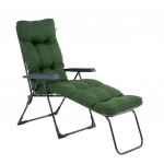 Lamamistool Patio Tulon, roheline/hall, 144 cm x 58 cm x 102 cm