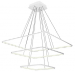 Valgusti rippuv Milagro Ring Nix, LED, 3000 &deg;K, 3 x 117 W, valge v.