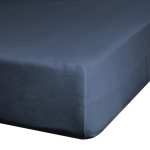 Voodilina Design 91 Jersey, s&uuml;gavsinine v., 220 x 240 cm, kummiga