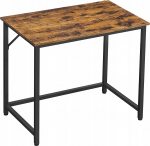 Kirjutuslaud Leobert LWD038B01, 50 cm x 80 cm, 75 cm, must v./pruun v.