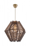 Valgusti rippuv Opviq Chandelier Faunus, E27, pruun v.