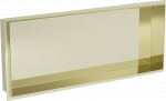 Sisseehitatav seinariiul Mexen X-Wall-NR, 10 cm x 30 cm x 75 cm, kuldne v.