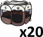 Kennel Leobert, 74 x 74 x 43 cm, tekstiil
