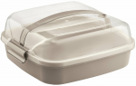 Tordi transpordikast Domotti Dolce, 26 cm x 12 cm, 26 cm, L&auml;bipaistev v./Pruun v.