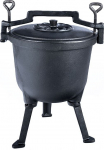 Pott Q43M, malm, 32 cm, 8 l, must v.