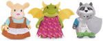 Kujukeste komplekt Lil Woodzeez Famileez Royal Friends WZ6805, 3 tk, mitmev&auml;rviline