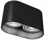 Valgusti lagi Nowodvorski Oval 9240, GU10, 2 x 75 W, must v.