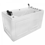 Vann seinaga, teisaldatav AMO-0301, 146 cm x 76 cm x 85 cm, ristk&uuml;lik, valge