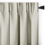 Pimendav kardin Restilo Blackout, kreemjasvalge, 140 cm x 175 cm