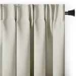 Pimendav kardin Restilo Blackout, kreemjasvalge, 140 cm x 175 cm