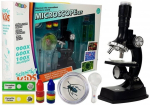 Mikroskoop lastele, koos tarvikutega Lean Toys Scientist Kids, must