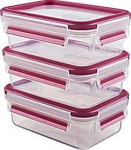 Toiduainekarbi komplekt Emsa Clip & Close 515582, 0.55 l, 3 tk
