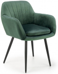 Tugitool Velvet K429, tumeroheline, 53 cm x 58 cm x 80 cm (kahjustatud pakend)