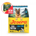 Kuiv koeratoit Josera High Protein, kalaliha, 0.9 kg