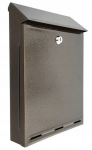 Postkast A4 373, kuldne v., 6 cm x 22.5 cm x 34.5 cm