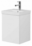 Valamualune vannitoa kapp Viskan PRO 40 1L H, valge v., 34.5 cm x 39 cm x 49 cm