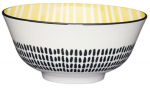 Kauss Kitchen Craft Moroccan Style, valge v./must v./kollane v., 15.7 cm