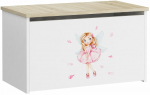 M&auml;nguasjade kast, esemete hoidmiseks ADRK Daria Girl With Wings, valge v./roosa v., 40 x 73 x 42 cm